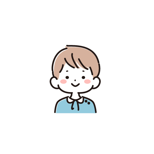 0〜1歳の男の子のイラスト（幼児・シンプル線画）